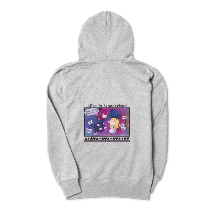 ジップパーカー - S - 杢グレー