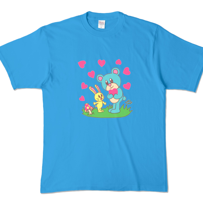 カラーTシャツ - XL - ターコイズ (濃色)