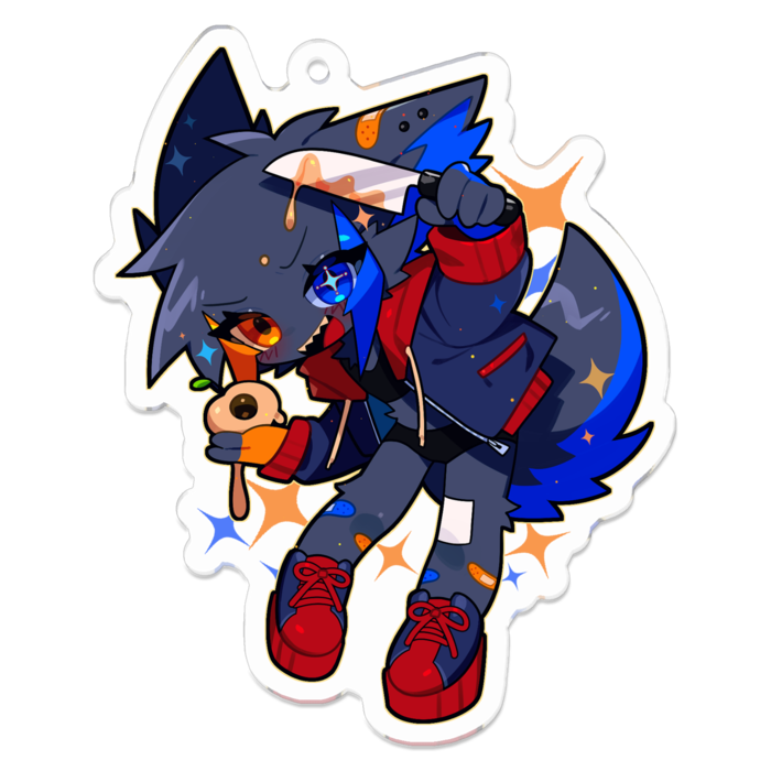 アクリルキーホルダー - 70 x 70 (mm)