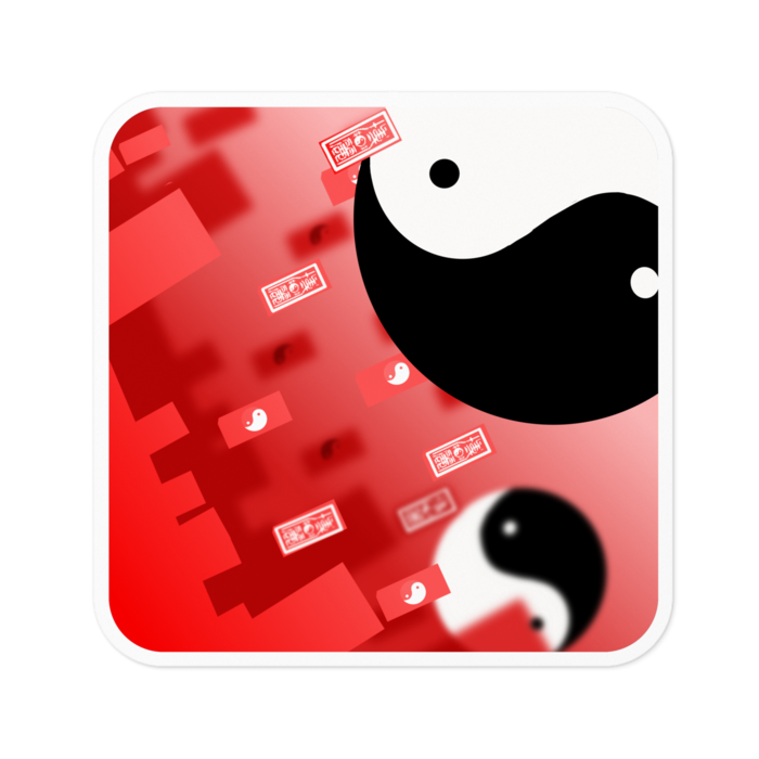 ステッカー - 100 x 100 (mm)