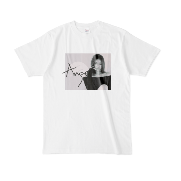 Tシャツ - L - 白(モノクロ)