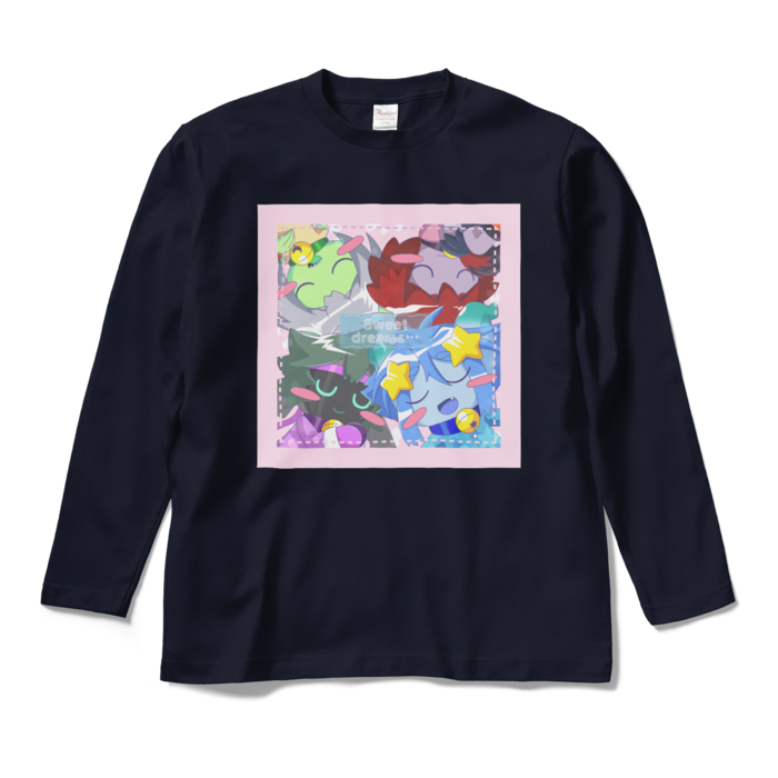 sweet dreams ロングスリーブTシャツ - M - ネイビー