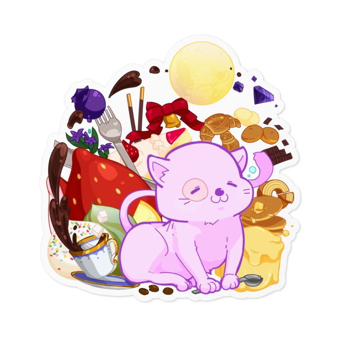 ステッカー - 100 x 100 (mm)