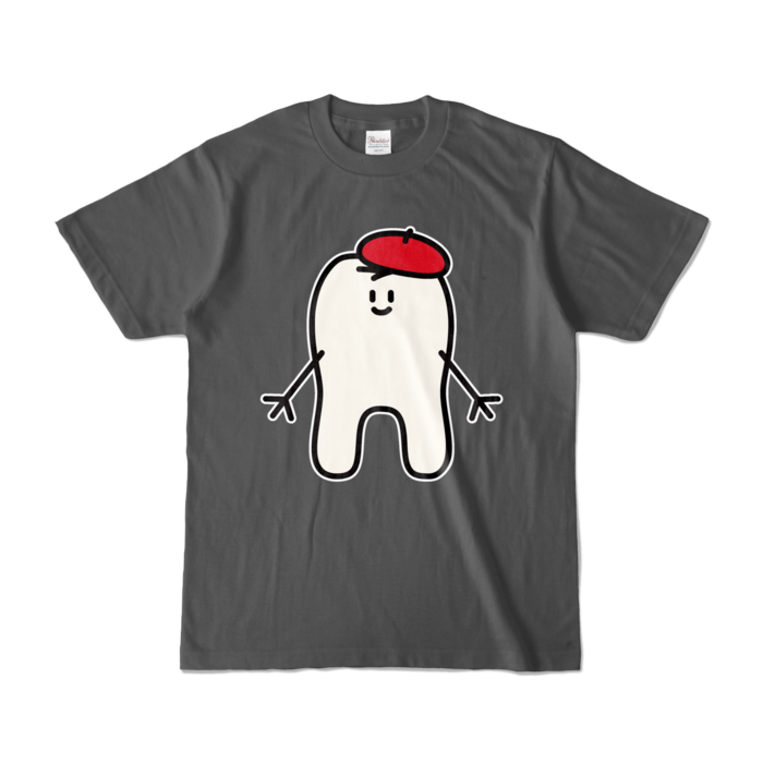 カラーTシャツ - S - チャコール (濃色)