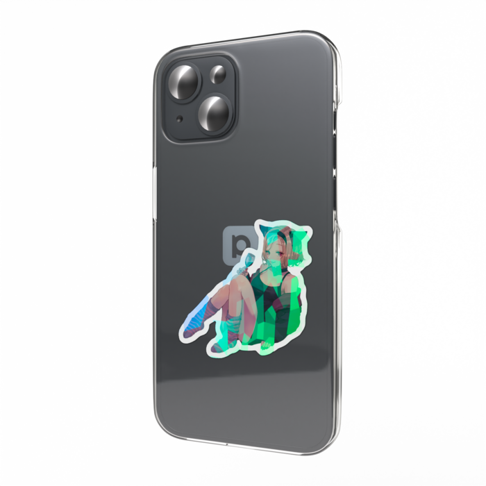 ホログラムスマホステッカー - 縦