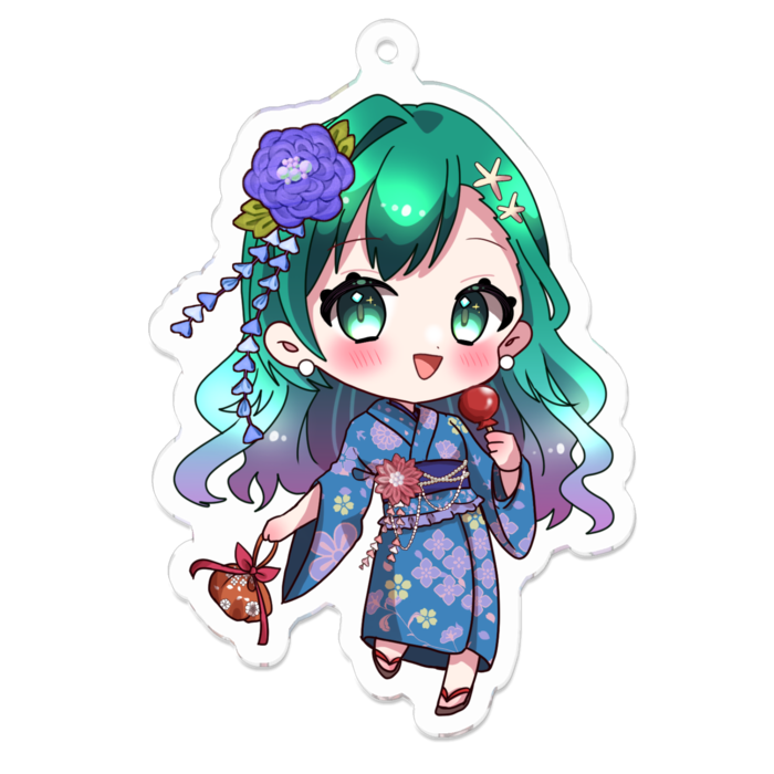 アクリルキーホルダー - 70 x 70 (mm)