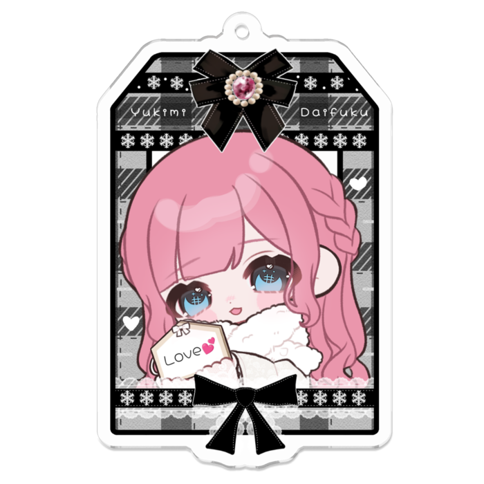 アクリルキーホルダー - 70 x 70 (mm)
