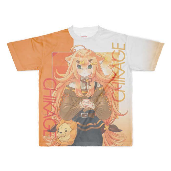 フルグラフィックTシャツ - XL - 両面印刷