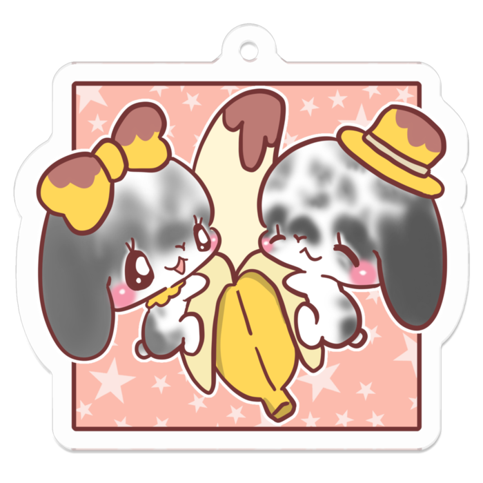 アクリルキーホルダー - 50 x 50 (mm)