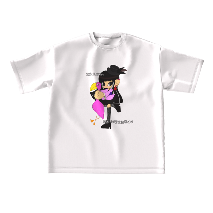 〜桜木谷妃里生誕祭2025〜 Tシャツ(ホワイト.ver) - L -