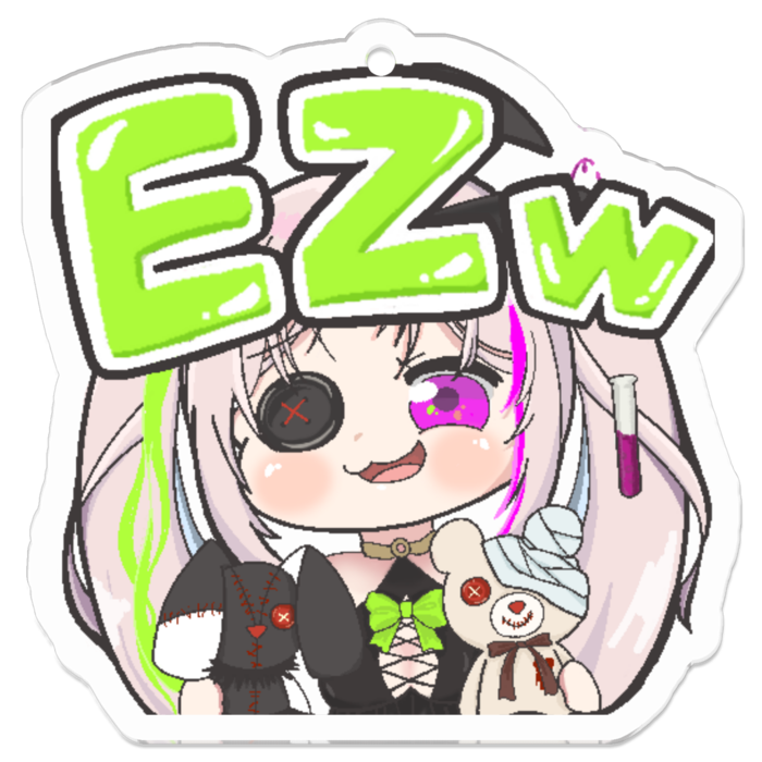 アクリルキーホルダー - 50 x 50 (mm)