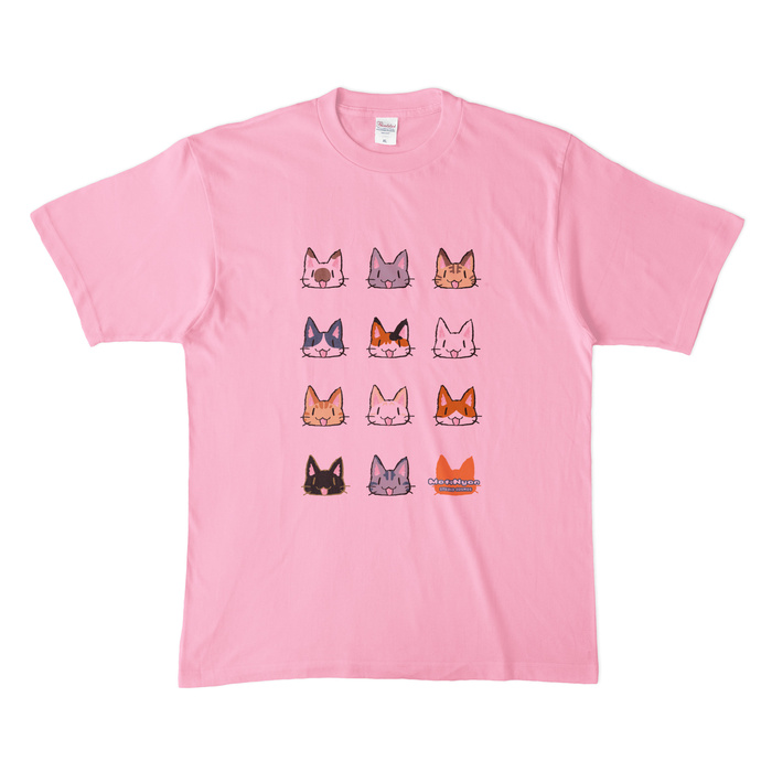 カラーTシャツ(淡色) - XL - ピーチ