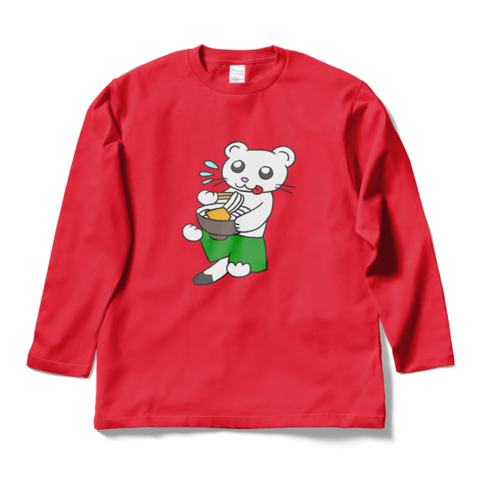 ロングスリーブTシャツ - L - レッド