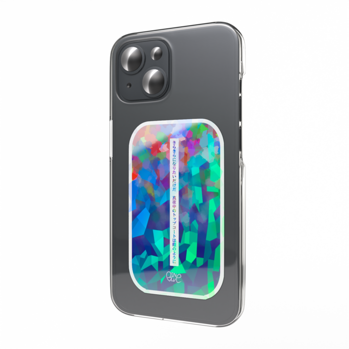 ホログラムスマホステッカー - 縦