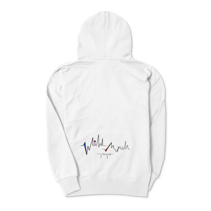 ジップパーカー - S - ホワイト