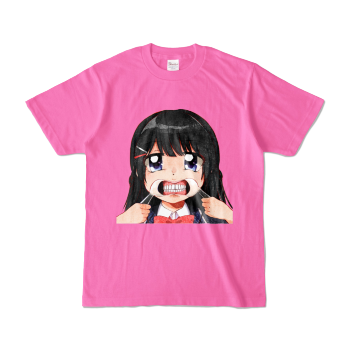 カラーTシャツ - S - ピンク - 背景ナシ