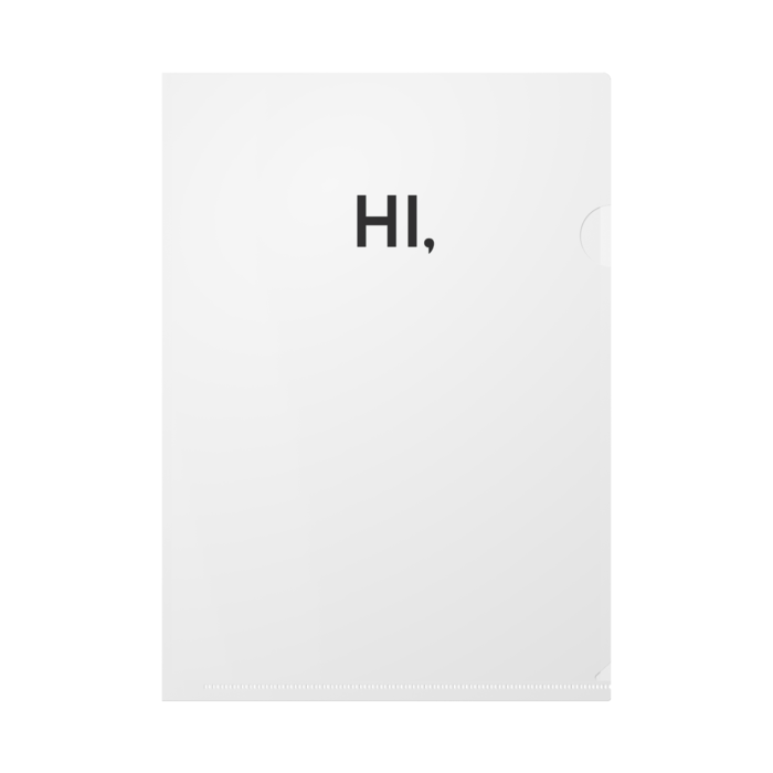 クリアファイル - A4