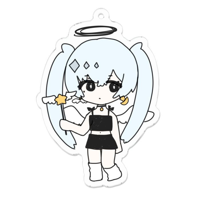 アクリルキーホルダー - 70 x 70 (mm)
