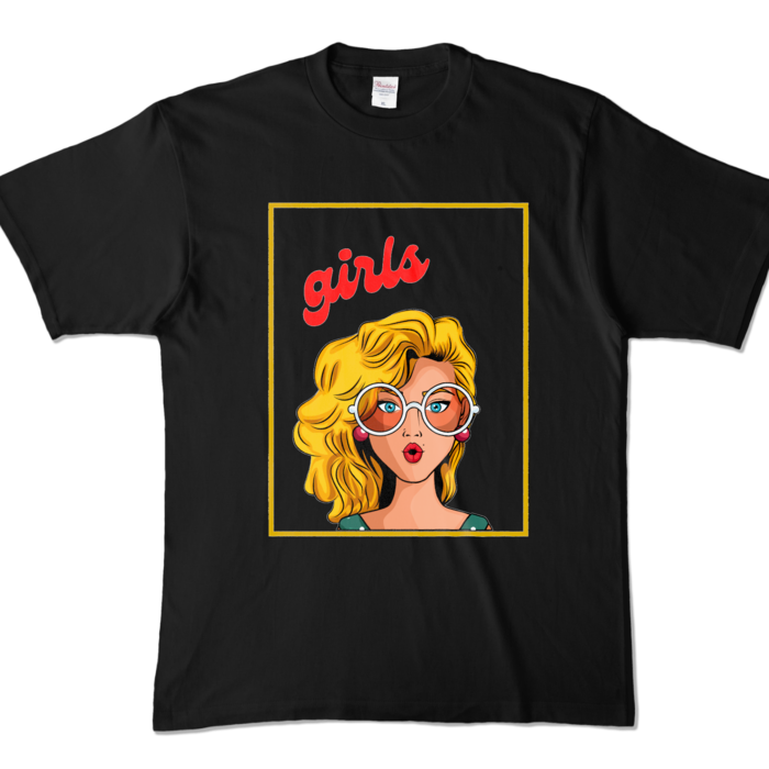 カラーTシャツ - XL - ブラック (濃色)