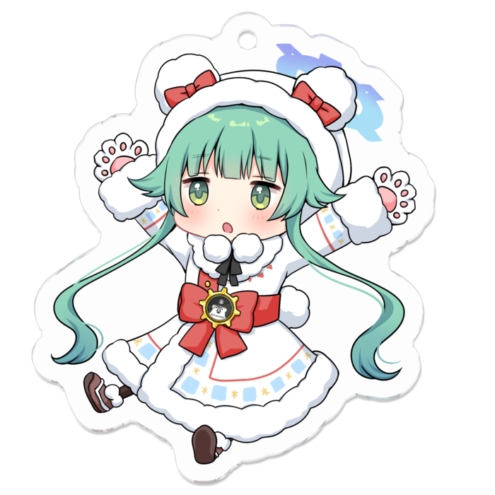 アクリルキーホルダー - 50 x 50 (mm)