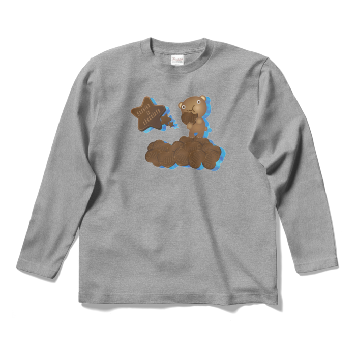 ロングスリーブTシャツ - S - 杢グレー