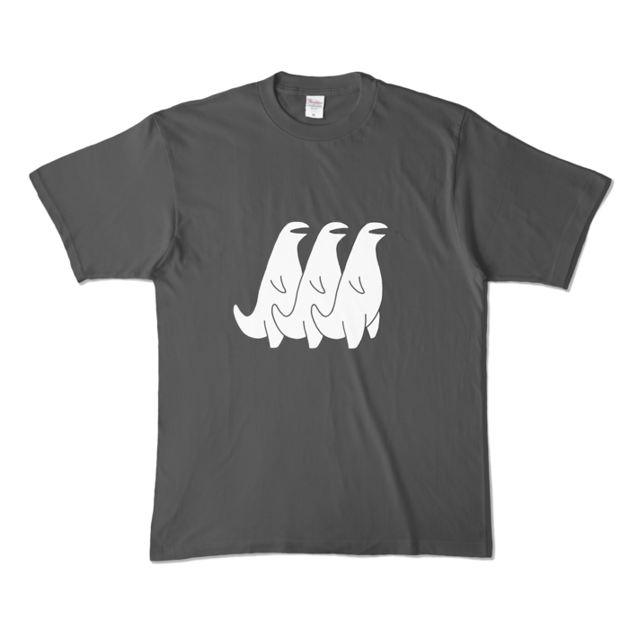 カラーTシャツ - XL - チャコール (濃色)