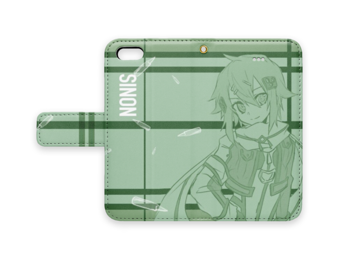 手帳型iPhoneケース - iPhone 5 / 5s / SE - ストラップ穴 あり