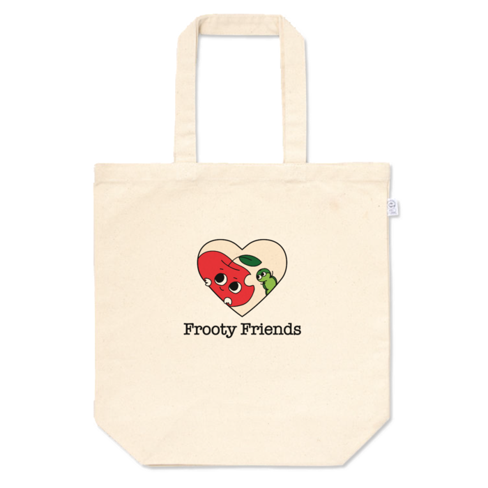 りんごのトートバッグM