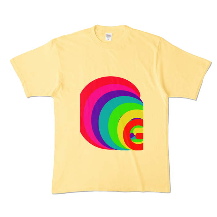 カラーTシャツ - XL - ライトイエロー (淡色)