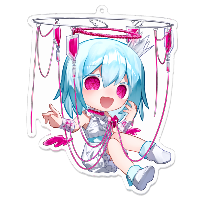 アクリルキーホルダー - 100 x 100 (mm)