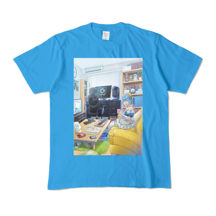 カラーTシャツ - M - ターコイズ (濃色)