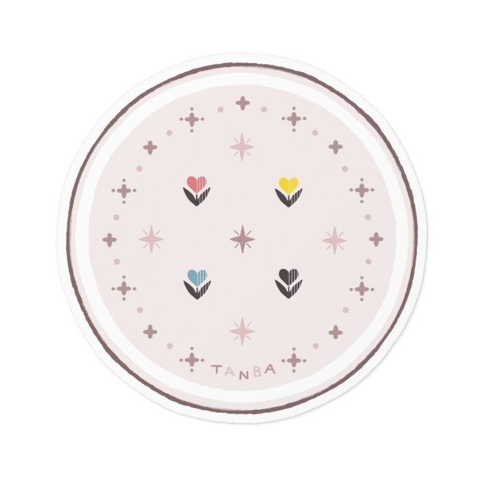 ステッカー - 100 x 100 (mm)