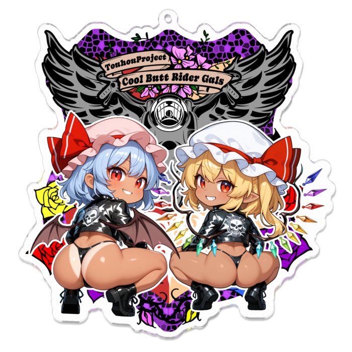 アクリルキーホルダー - 100 x 100 (mm)