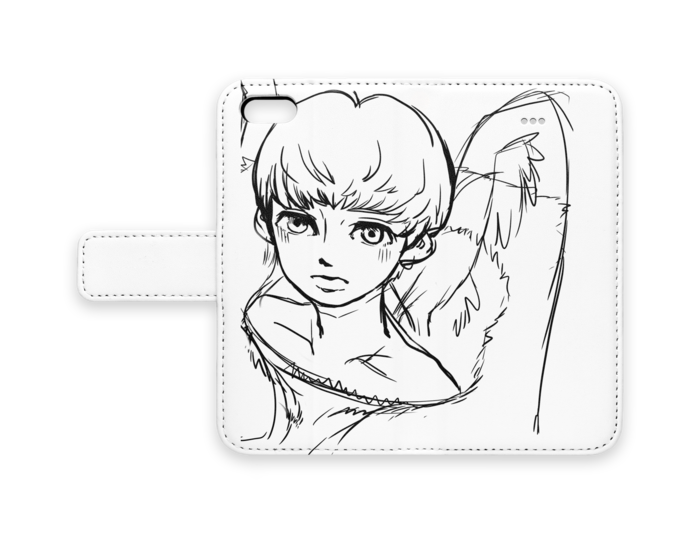 手帳型iPhoneケース - iPhone 5 / 5s / SE - ストラップ穴 なし