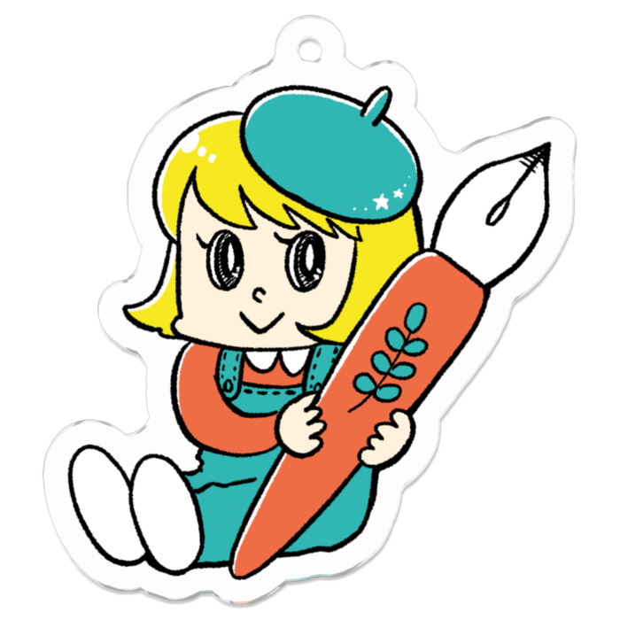 アクリルキーホルダー - 50 x 50 (mm)