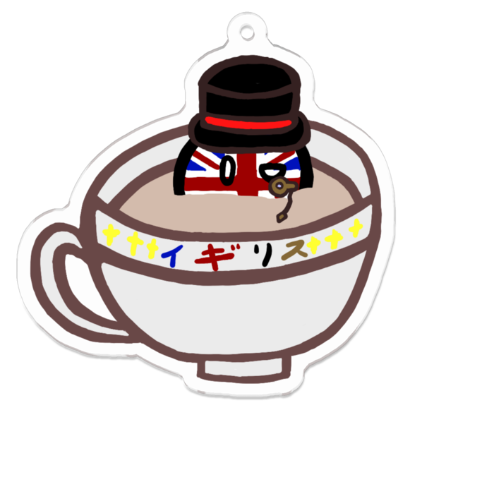 アクリルキーホルダー（コーティング） - 70 x 70 (mm)