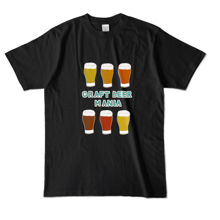 カラーTシャツ - L - ブラック (濃色)