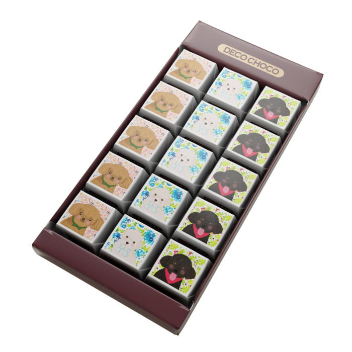 DECOチョコ - 列ごとにデザイン