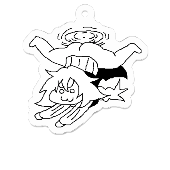 アクリルキーホルダー - 50 x 50 (mm)