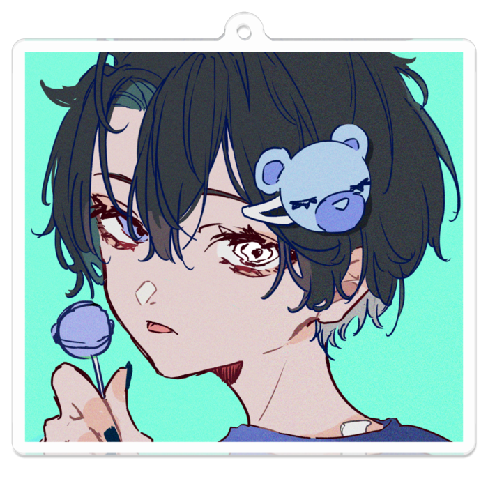 アクリルキーホルダー - 70 x 70 (mm)