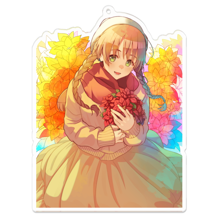 アクリルキーホルダー - 100 x 100 (mm)