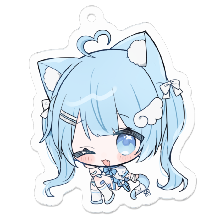 アクリルキーホルダー - 50 x 50 (mm)