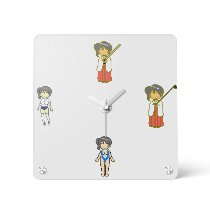 アクリル時計 - 150x150mm