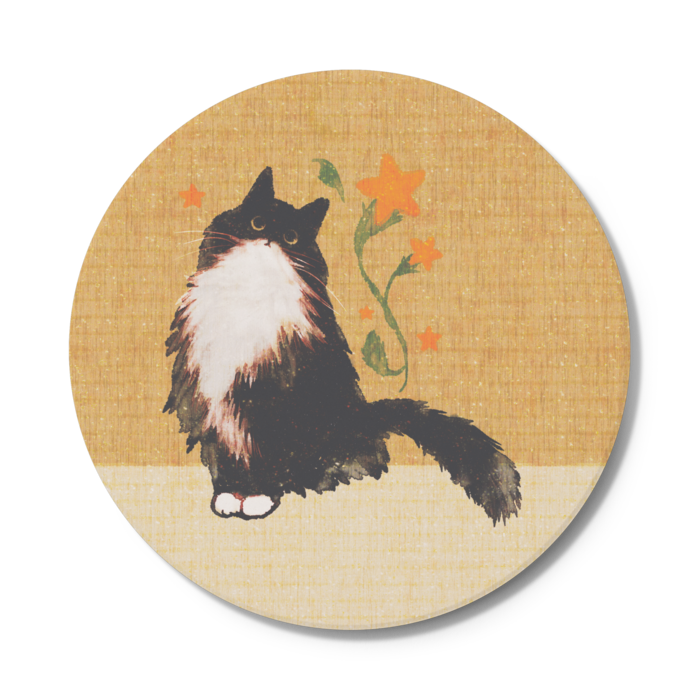 コースター黄 - 円形