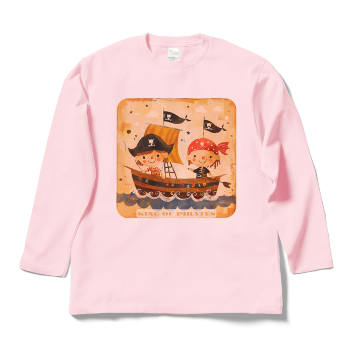 ロングスリーブTシャツ - L - ライトピンク