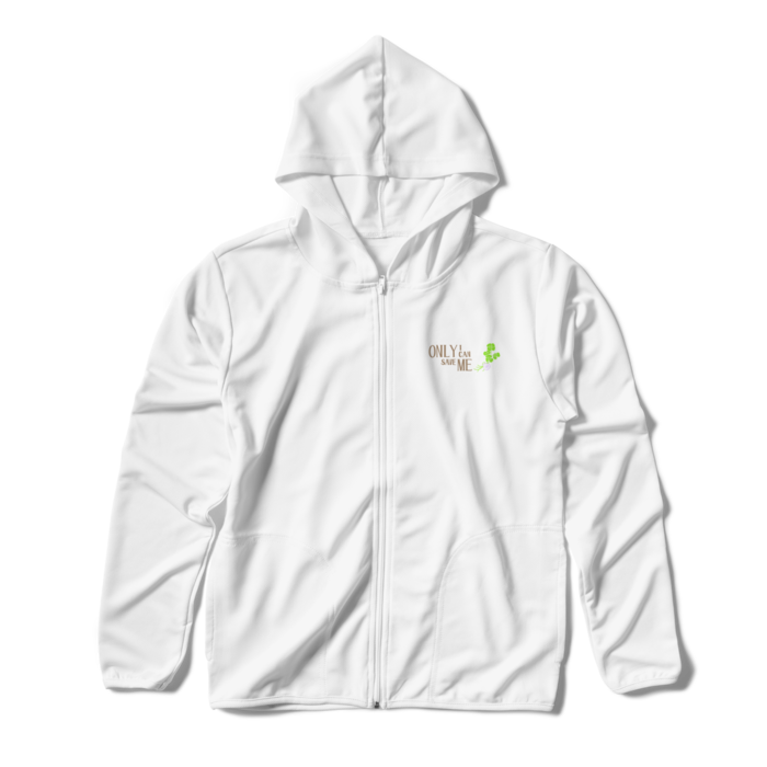 ジップパーカー - S - ホワイト