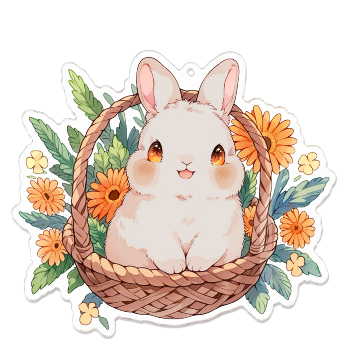 アクリルキーホルダー - 100 x 100 (mm)