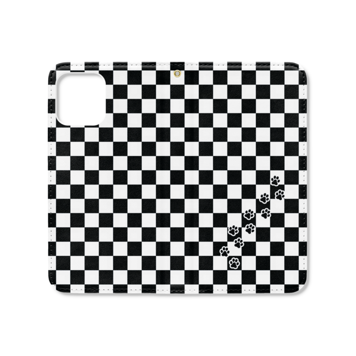 手帳型iPhoneケース（ベルトなし） - iPhone12 / 12 Pro - ストラップ穴 あり