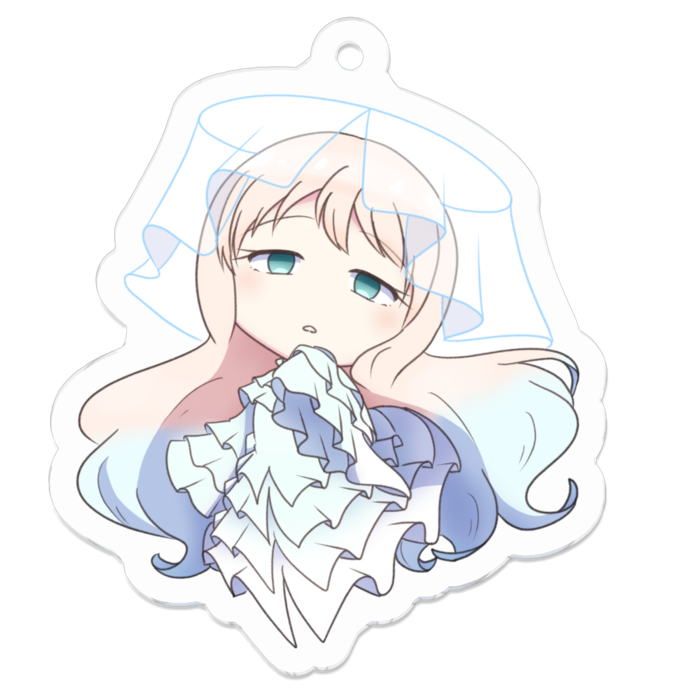 アクリルキーホルダー（コーティング） - 50 × 50 (mm)