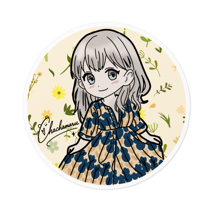 ステッカー - 100 x 100 (mm)